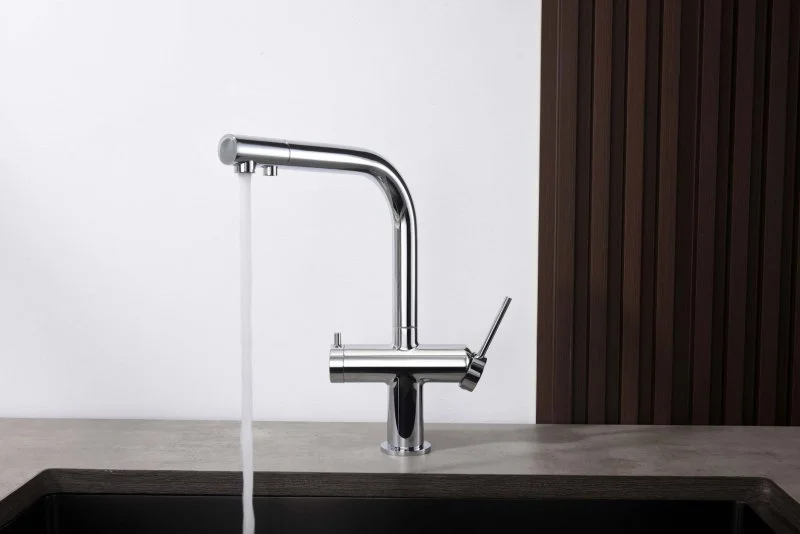 Смеситель для кухни с подключением к фильтру питьевой воды AQUATEK AQ1385CR ЕВРОПА