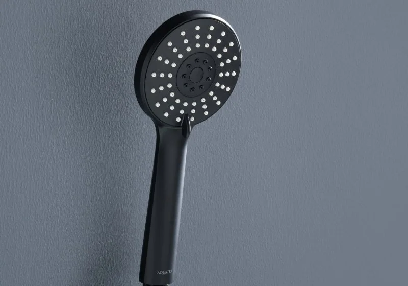 Ручной душ 100 3 jet AQUATEK, матовый черный AQ2009MB БЕТТА