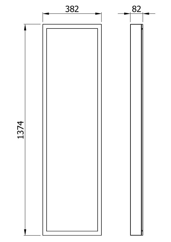 Металлический каркас для настенного модуля 12012.ADO.S