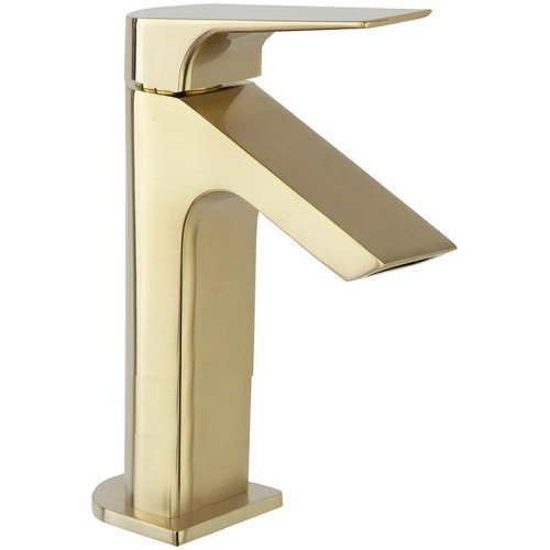 Смеситель для раковины однорычажный с каскадным изливом URBAN CHIC 210101OC золото брашированное (M)