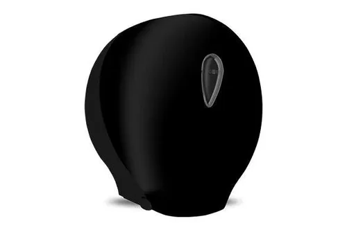 Диспенсер для туалетной бумаги пластмассовый чёрный Nofer 05005.N