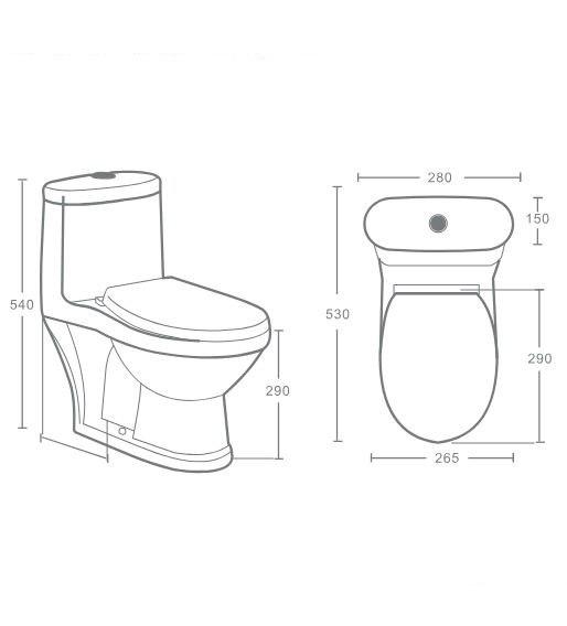 Унитаз напольный детский, сиденье soft close Nofer INFANTIL 23154 белый