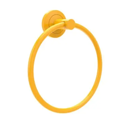 ROYALE/DUCKY Полотенцедержатель круглый ЖЕЛТЫЙ Creavit BR20210Y
