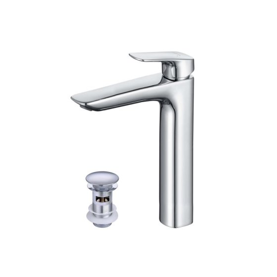 Смеситель для раковины 227 с донным клапаном AQUATEK AQ1005CR ВЕГА