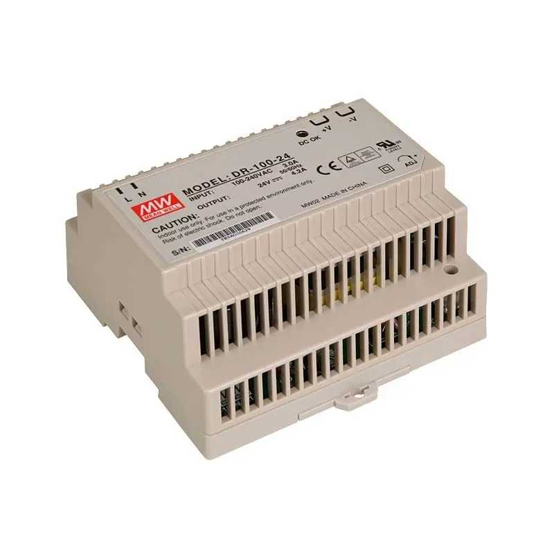 Источник питания на DIN-рейку, ~230/=24 В, 100 Вт, Sanela SLZ 04X, 10049