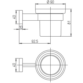 Подстаканник PAINI 84CR041BI Dax-R, хром (CR) Подстаканник PAINI 84CR041BI Dax-R, хром (CR)