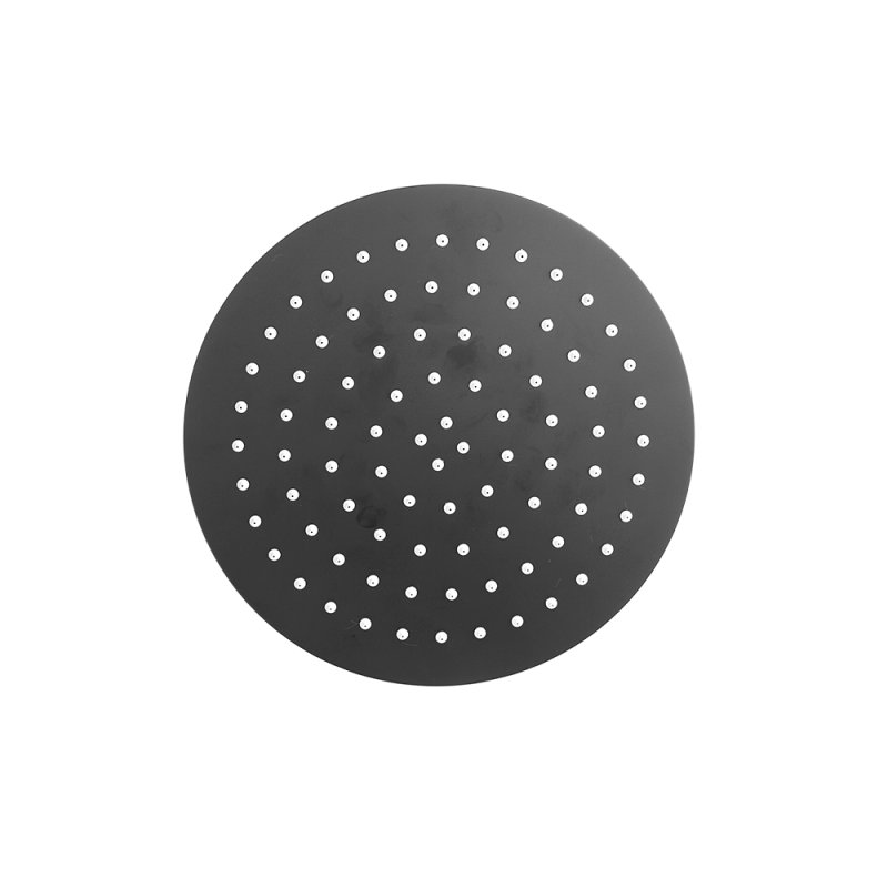 Лейка тропического душа круглая  нерж. сталь RM300GR графит