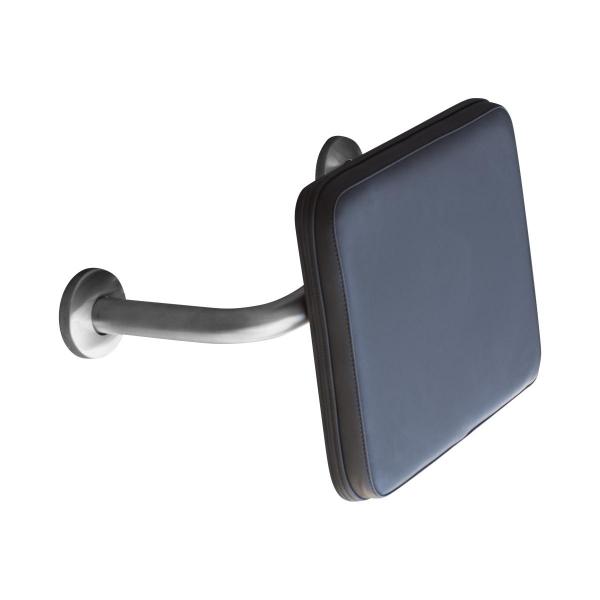 Спинка опорная для туалета, черный полиуретан Nofer 15075.N