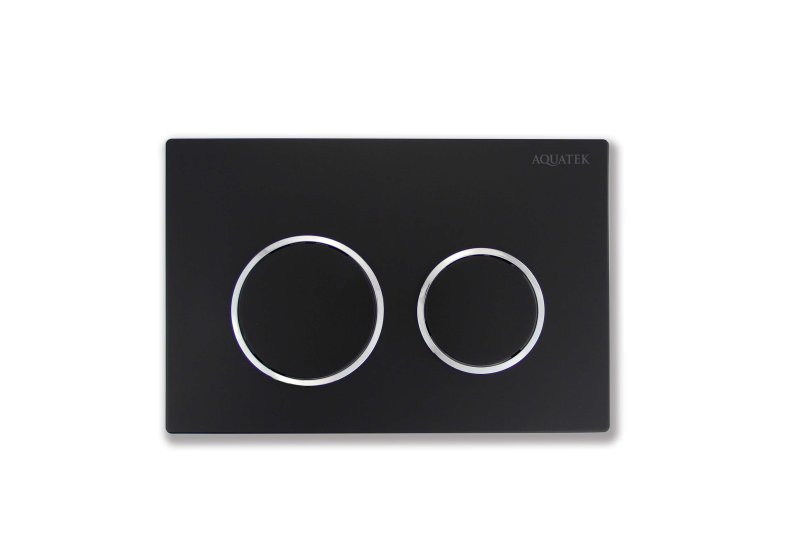 AQUATEK TDI-0000003 (007D) Панель смыва Small Черная матовая