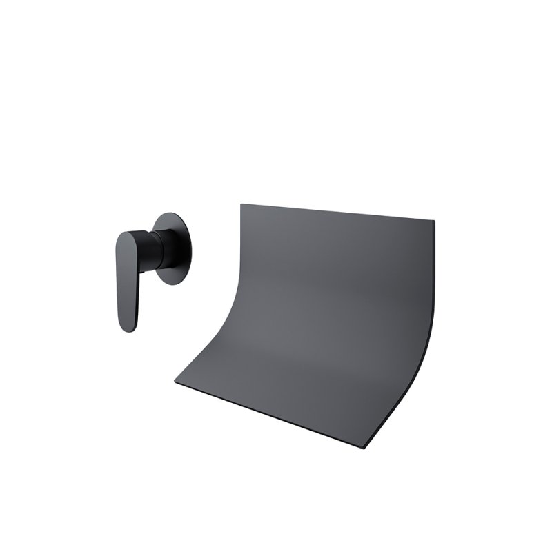 Встраиваемый смеситель для раковины с каскадным изливом ALEXIA 3616902NM черный