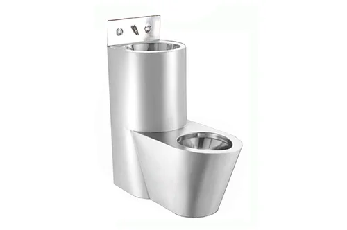 Туалет из нержавеющей стали с умывальником COMBI антивандальный Nofer 13123.C