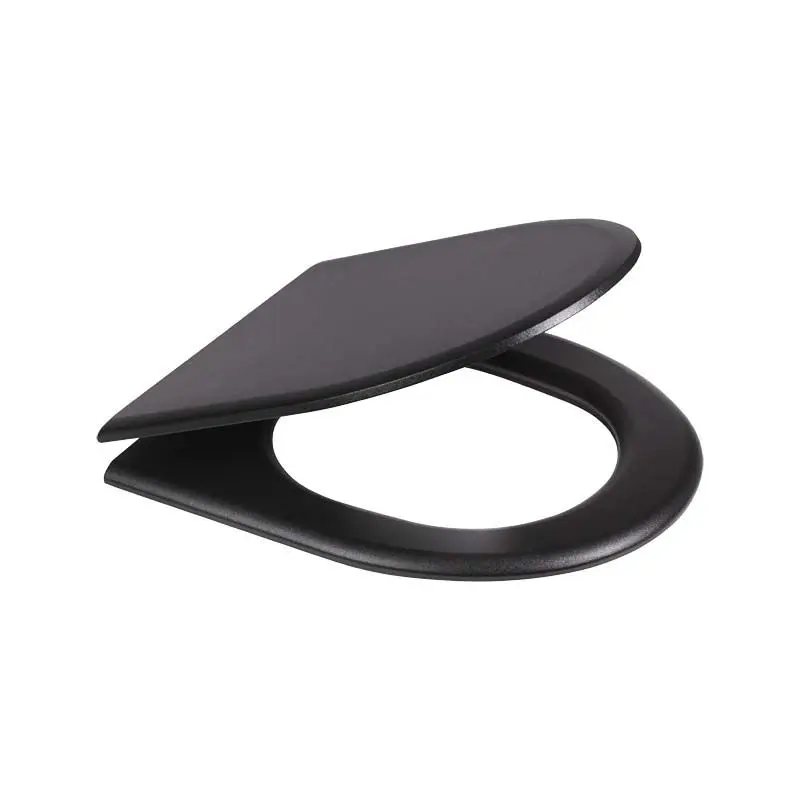 Чёрная крышка-сиденье для унитаза, Sanela 95313 (SLZN 31C)