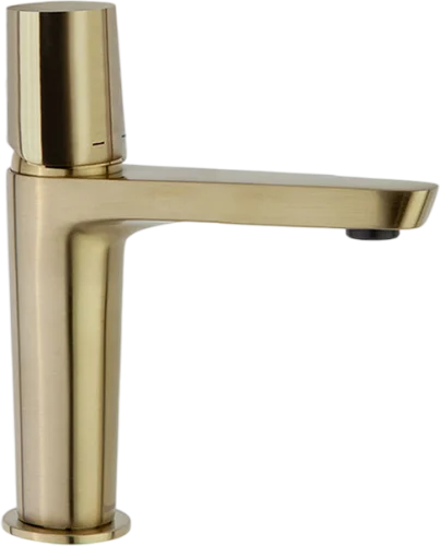 Смеситель для раковины однорычажный TZAR 340401OC золото брашированное (M)