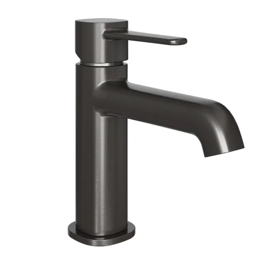 Смеситель для раковины Urbatec Evolution без донного клапана, Оружейная сталь PVD (GM) - EV22801GM