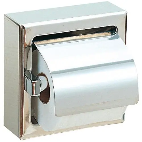 Держатель  для 1 рулона туалетной бумаги с крышкой Nofer 05007.S