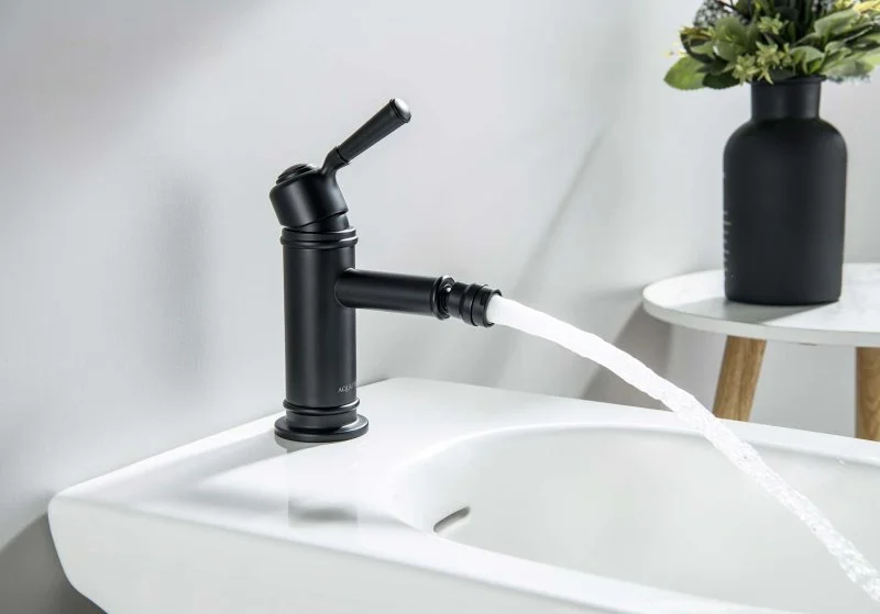 Смеситель для биде AQUATEK, матовый черный AQ1518MB КЛАССИК