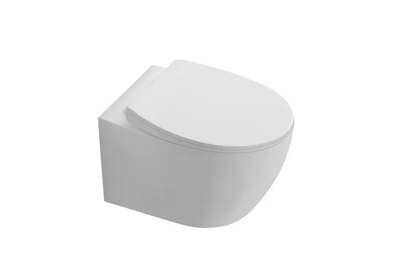 Унитаз подвесной безободковый Aquatek AQ1582T-00 СИРИУС 520*373*340, смыв TORNADO