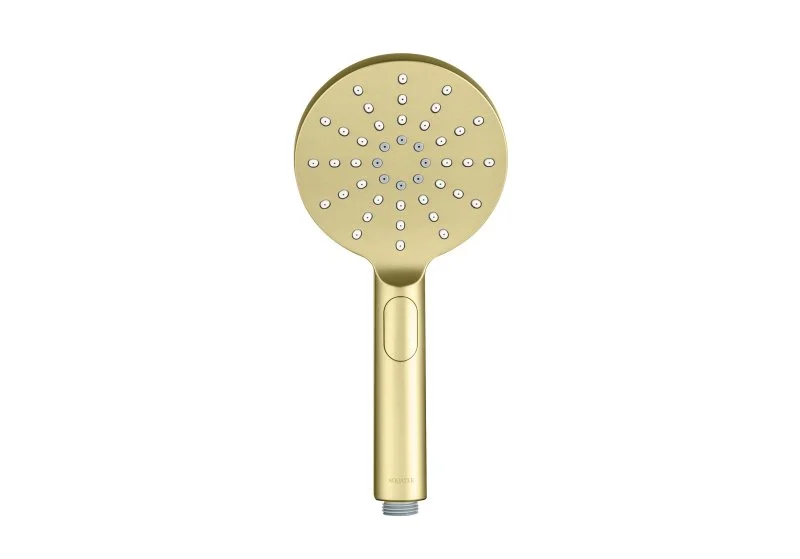 AQ2006BG ОБЕРОН ручной душ Select 120 3 jet, шлиф. золото
