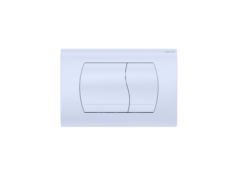 KDI-0000046 (021A) Панель смыва Белая (клавиши прямоугольные)