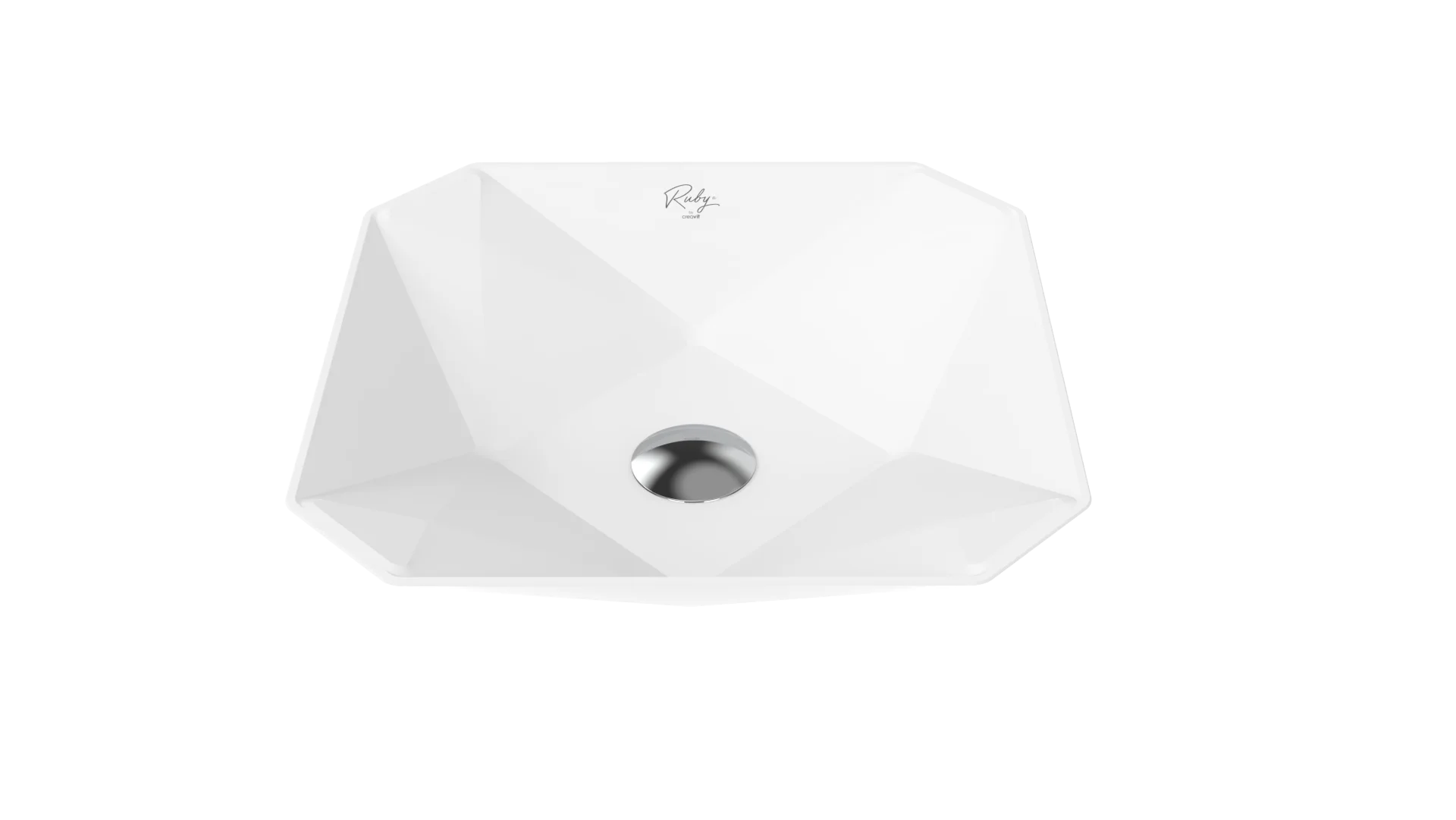 CREAVIT Раковина мебельная накладная БЕЛАЯ МАТОВАЯ RB040-00MB42E-0000