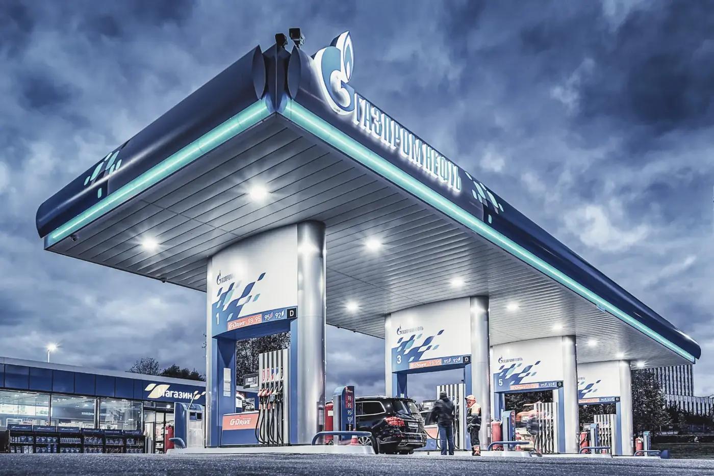 Заправки Газпром, Крайний Север