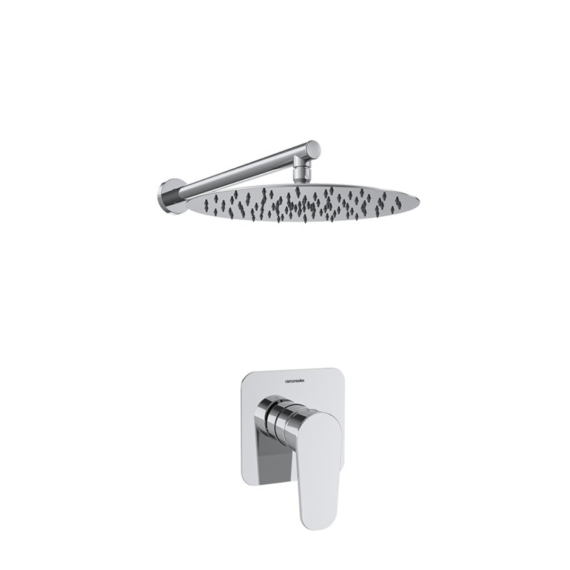 Встраиваемый смеситель для душа с тропическим душем ALEXIA K3618013