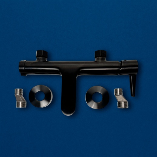 Смеситель для ванны Urbatec Veneto без аксессура, черный (YO) - VE50703YO Смеситель для ванны Urbatec Veneto без аксессура, черный (YO) - VE50703YO