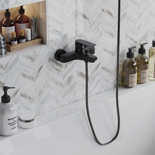 Смеситель для ванны PAINI Nove 09YO111 без аксессуара, черный (YO) Смеситель для ванны PAINI Nove 09YO111 без аксессуара, черный (YO)