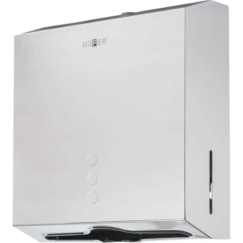 Диспенсер для бумажных полотенец Nofer 04006.B из нержавеющей стали глянцевый