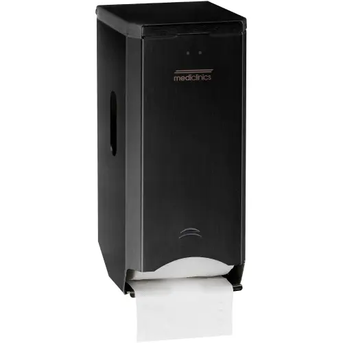 Диспенсер антивандальный для туалетной бумаги MediCliniCS PR2784B черный