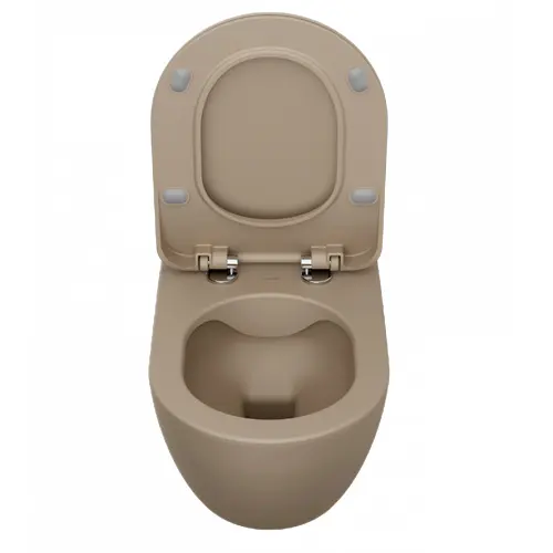 CREAVIT FREE Унитаз CAPPUCINO с биде подвесной безободковый FE322-00CM00E-0000