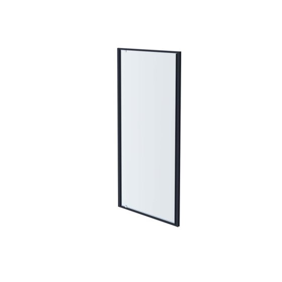 AQ ARI PI 10020GM Душевая дверь, распашная 1000x2000 профиль оружейная сталь, стекло прозрачное