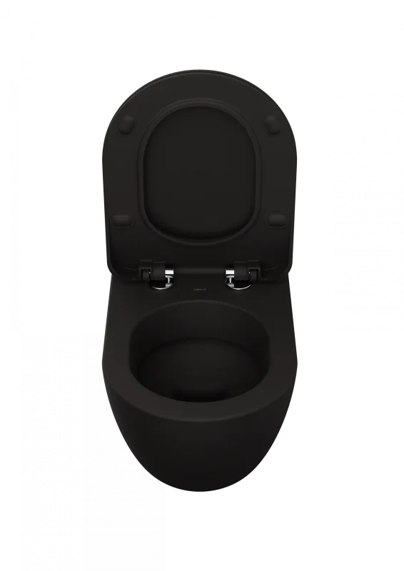 CREAVIT FREE Унитаз подвесной ЧЕРНЫЙ МАТОВЫЙ FE320-11SM00E-0000