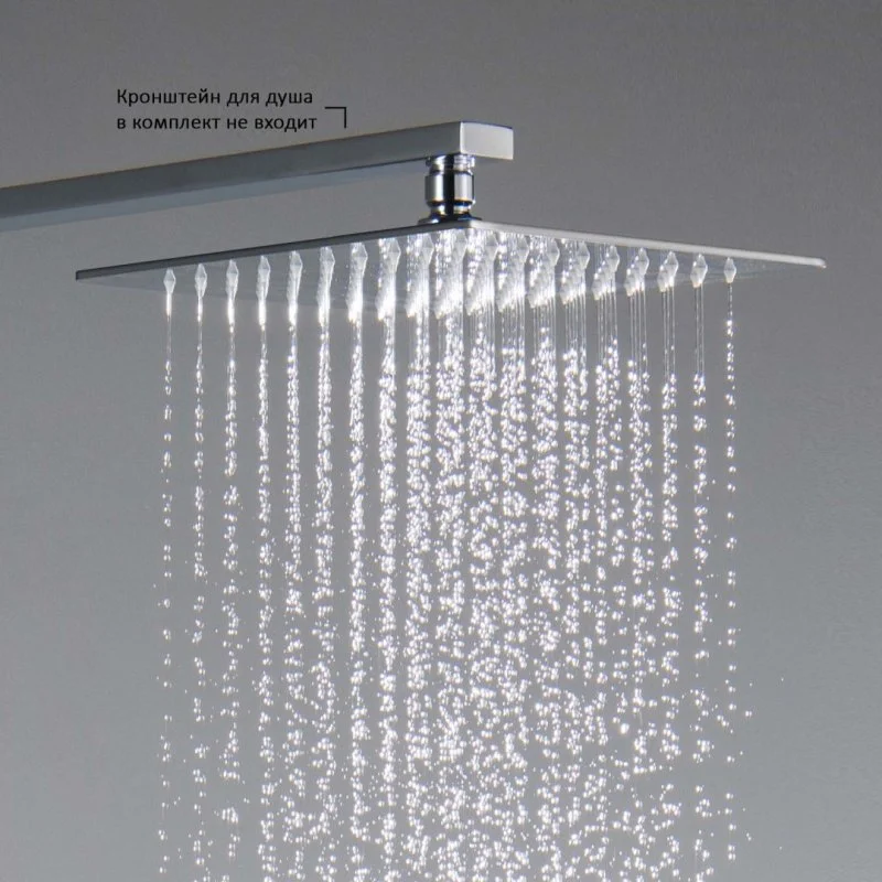 Квадратный верхний душ  250*250*7 мм AQUATEK AQ2076CR