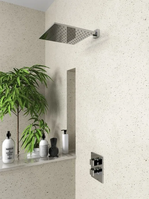 Верхний душ PAINI 50CR759Q30, металл, квадратный, 300 мм, хром (CR)