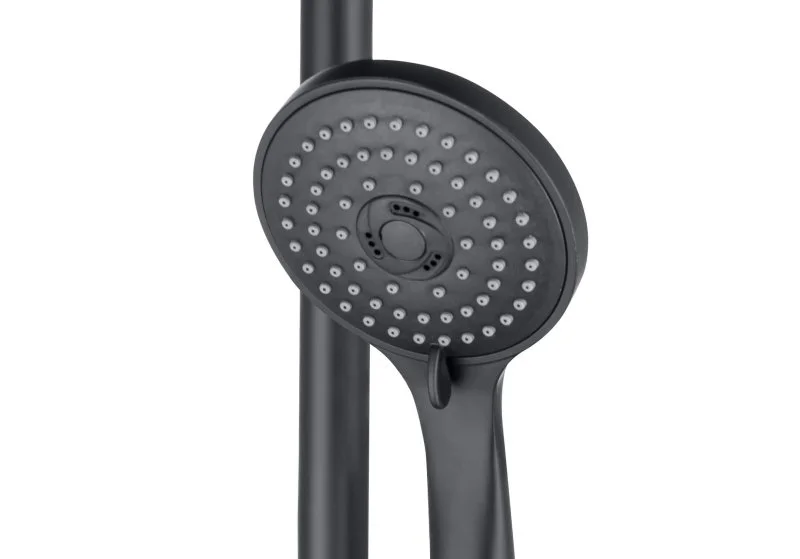 Душевой гарнитур 3jet 73см AQUATEK, матовый черный AQ2011MB