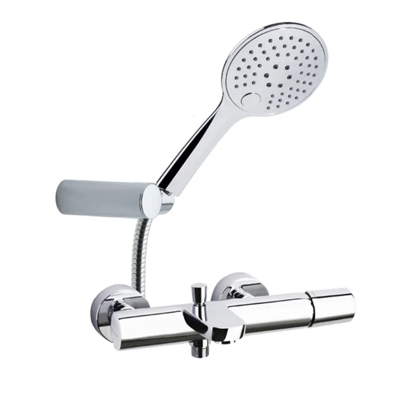 Смеситель для ванны наружнего монтажа однорычажный с душевым комплектом TZAR 340501TR