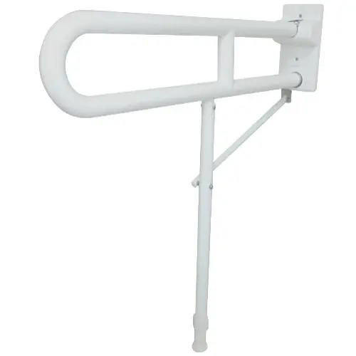 Поручень откидной 800 мм усиленный со специальной ножкой-креплением Nofer 15206.NBA