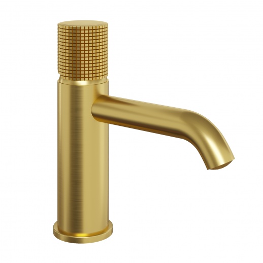 Смеситель для раковины PAINI Cox Grip 7GPJ205O без донного клапана, брашированное золото PVD (PJ)