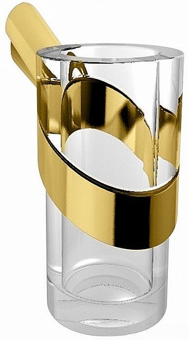 PAINI 73OP041VR Morgana, Подстаканник, золото-стекло