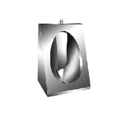 Компактный антивандальный писсуар из нержавеющей стали с верхним подводом воды Nofer 13006.S