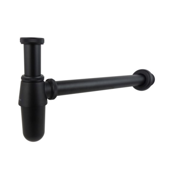 Сифон AQUATEK, матовый черный AQ6011MB