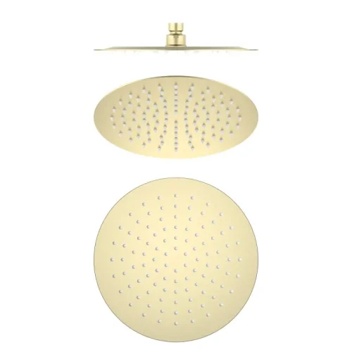 AQ2073BG круглый верхний душ  250*2 мм, шлиф. золото