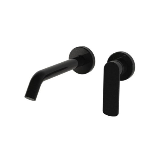 PAINI 09PQ208 Nove Смеситель для раковины встраиваемый, чёрный глянцевый PVD