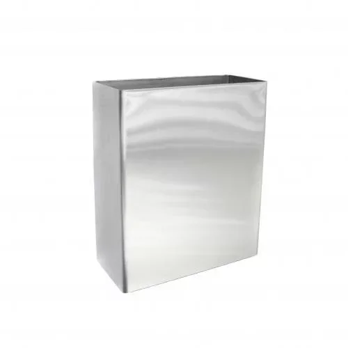 Контейнер для мусора настенный из нержавеющей стали глянцевый 23 л Nofer 14077.B
