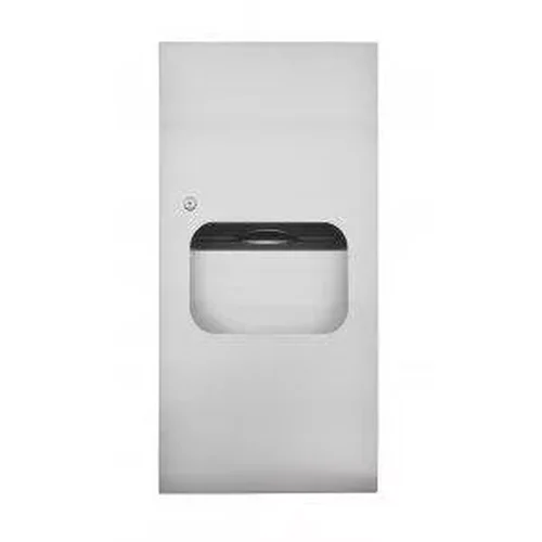 Компактный диспенсер встраиваемый в стену с контейнером для мусора Nofer 12047.P.S