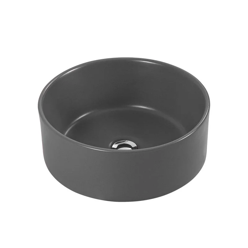 Раковина накладная для установки на столешницу AQUATEK AQ5118-MG 400*400*165, матовый серый