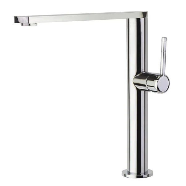 Смеситель высокий для кухни однорычажный с поворотным изливом KITCHEN 388401MA хром