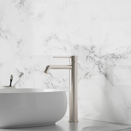 Смеситель для раковины PAINI Cox 78PW205OLL без донного клапана, высокий, брашированный никель PVD (PW) Смеситель для раковины PAINI Cox 78PW205OLL без донного клапана, высокий, брашированный никель PVD (PW)