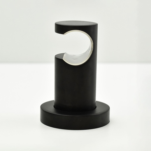 Держатель для лейки, PAINI 53PZ186TT фиксированный, круглый, брашированный чёрный PVD